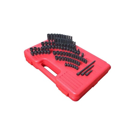 Sunex SKT SET 1/4" DR 74 PC SAE&MET IMP SU1874